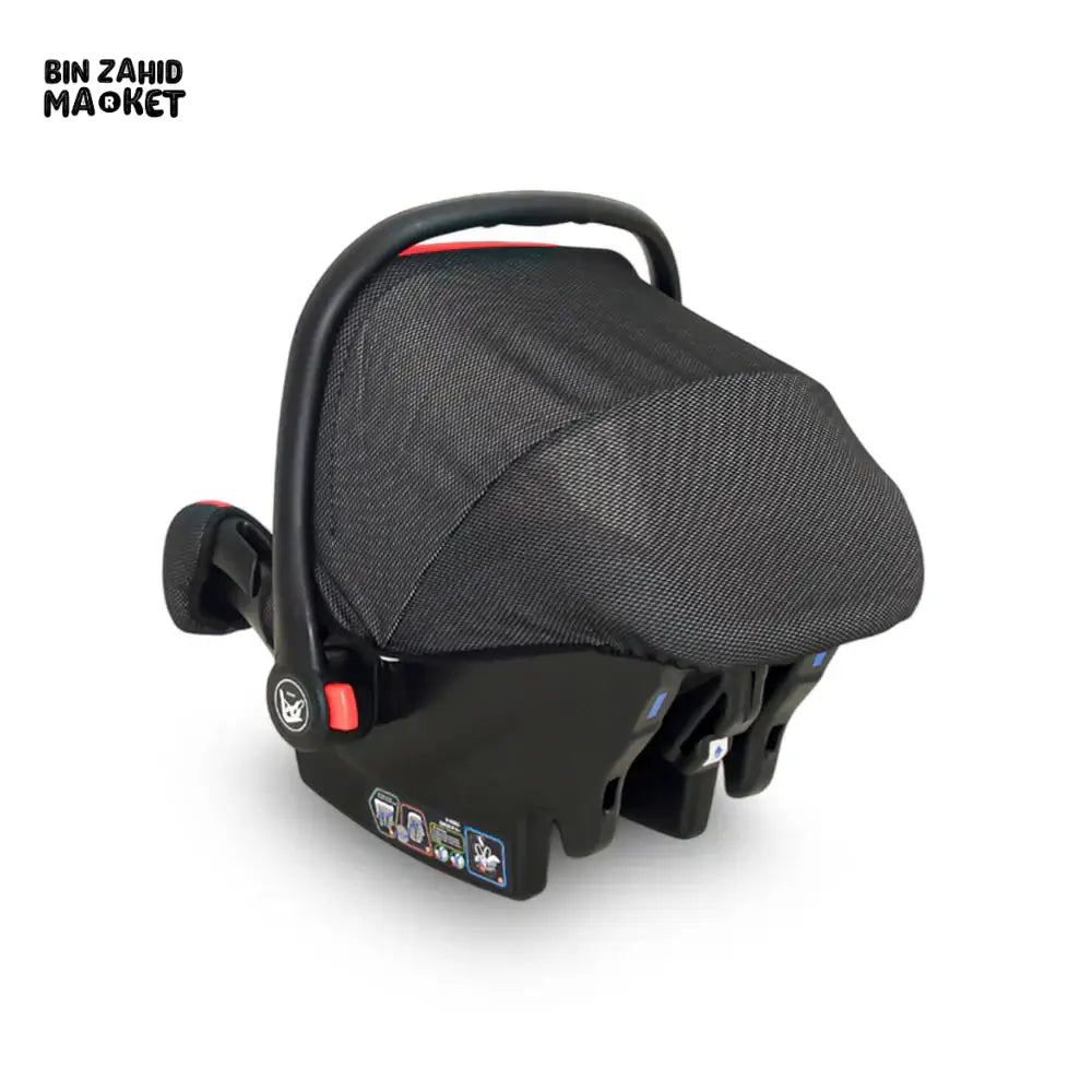 TINNIES BABY CARRY COT SAFE, COMFORTABLE & PORTABLE - RED