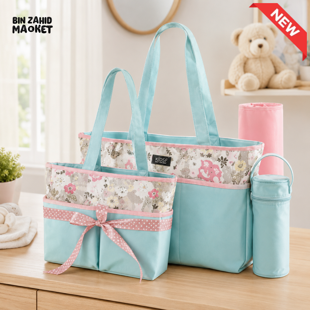 Baby Diaper Bag - Set Floral