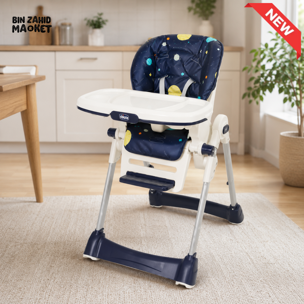 Baby High Chair Planet - Blue