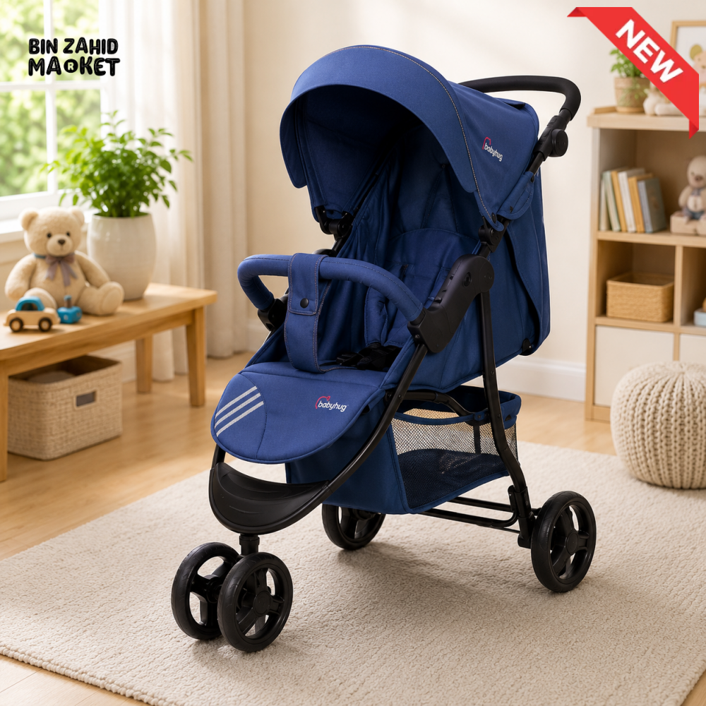 TINNIES BABY STROLLER 3 WHEELER - BLUE