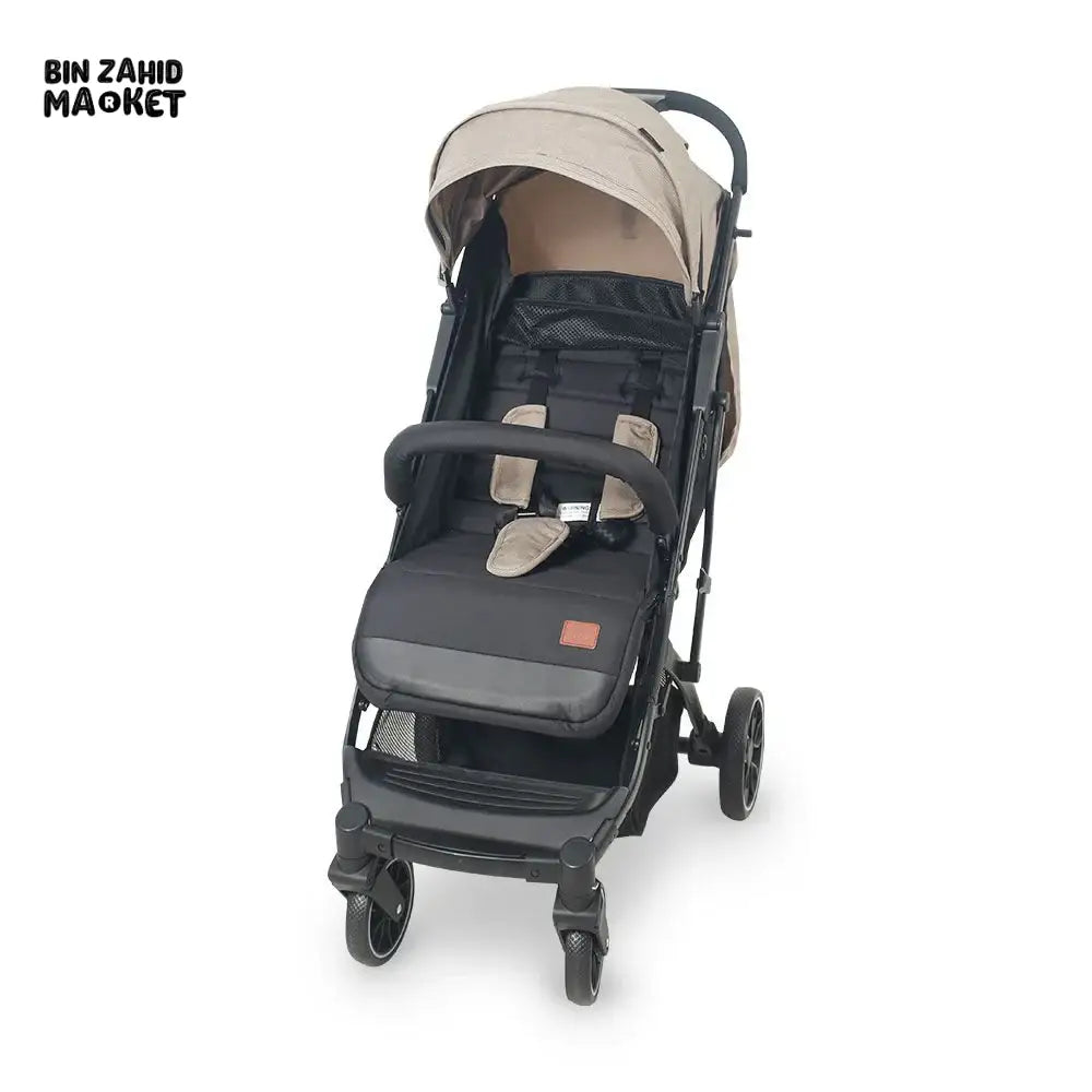 TINNIES BABY STROLLER – DURABLE, EASY TO FOLD - BEIGE