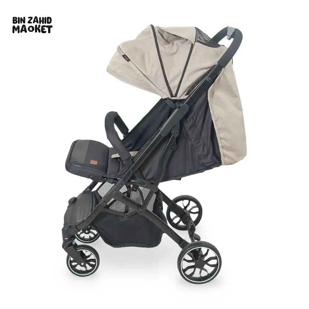 TINNIES BABY STROLLER – DURABLE, EASY TO FOLD - BEIGE
