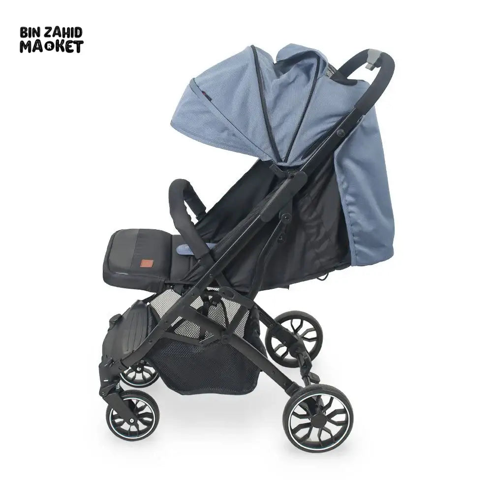 TINNIES BABY STROLLER – DURABLE, EASY TO FOLD - BLUE