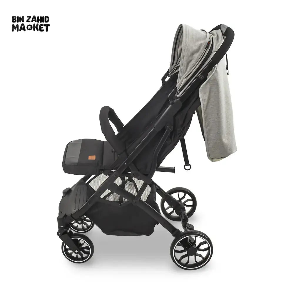 TINNIES BABY STROLLER – DURABLE, EASY TO FOLD - GREY
