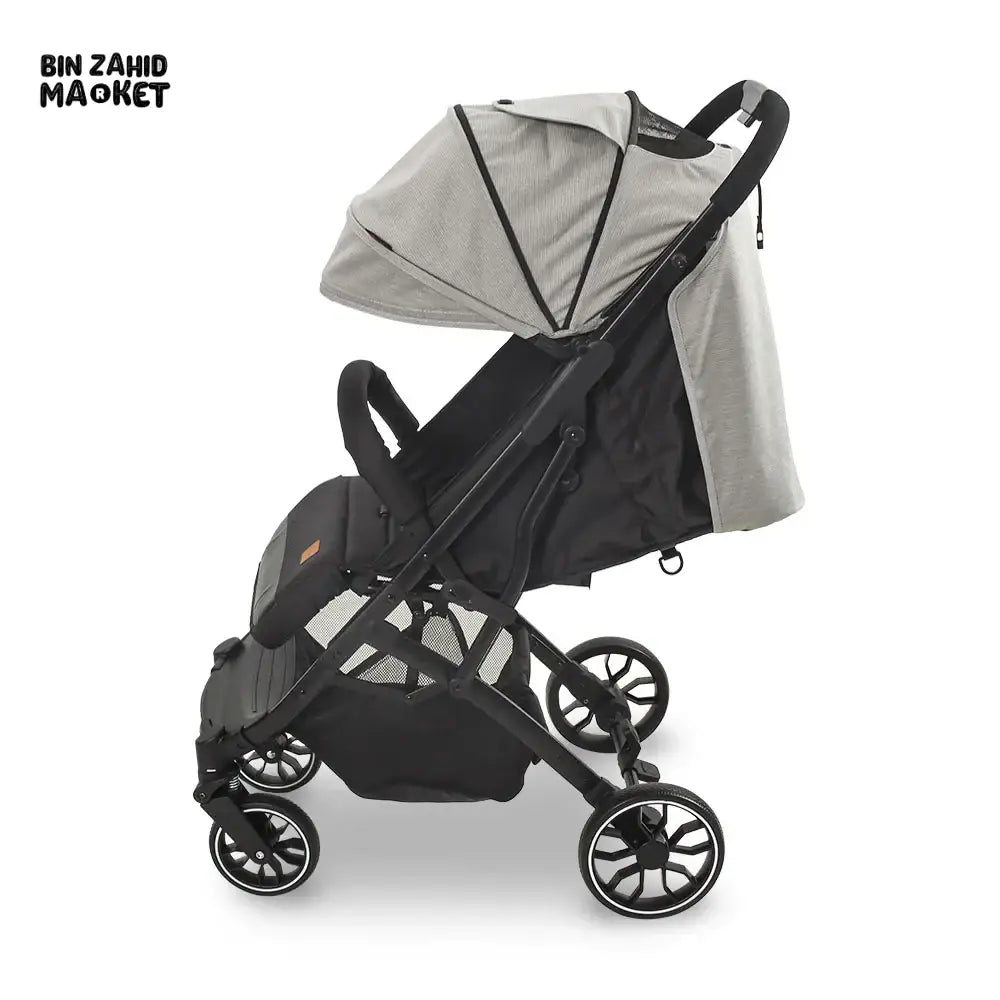 TINNIES BABY STROLLER – DURABLE, EASY TO FOLD - GREY