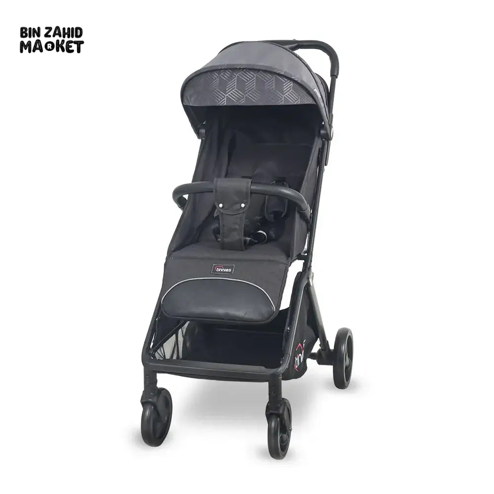 TINNIES BABY STROLLER – DURABLE, EASY TO FOLD & TRAVEL FRIENDLY - GREY