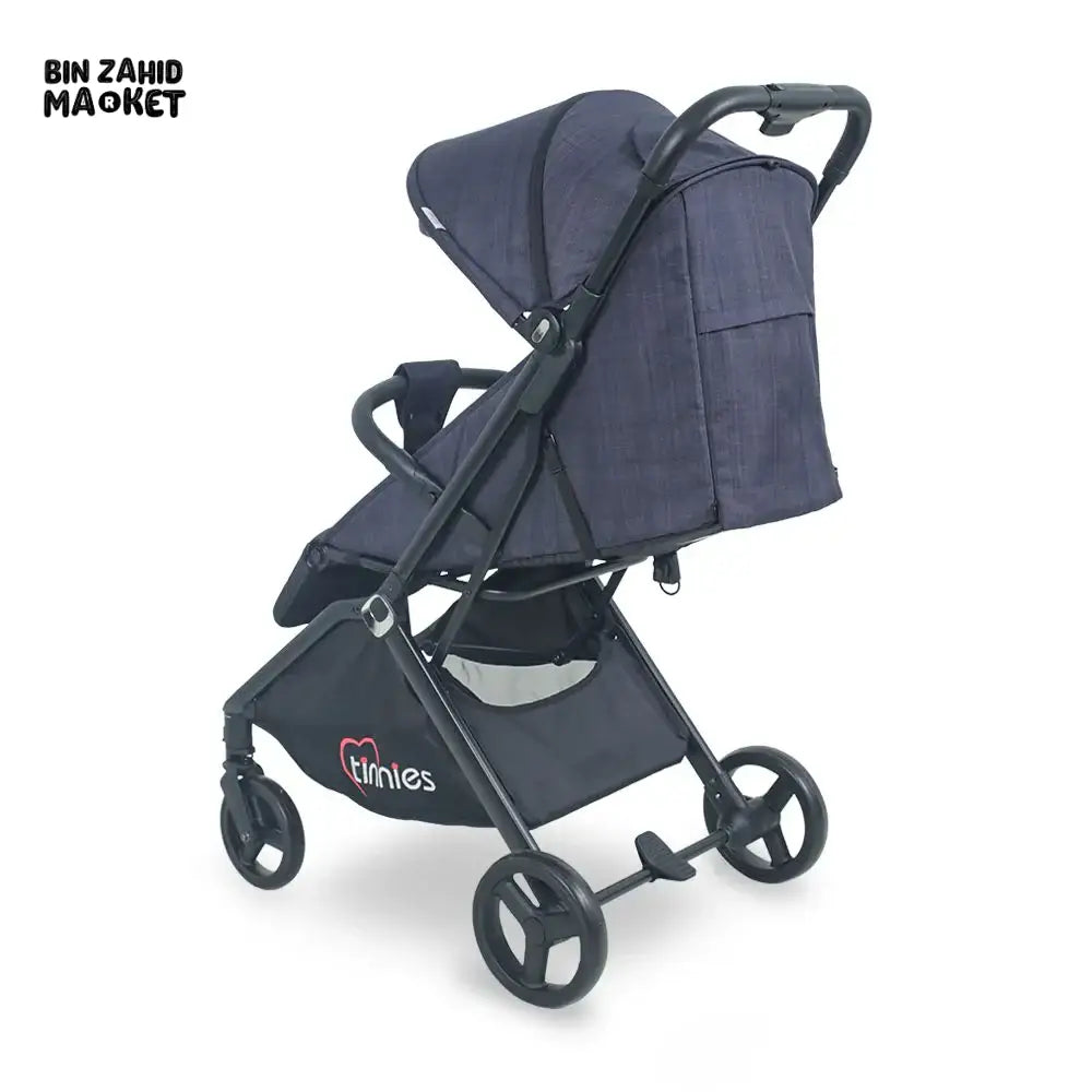 TINNIES BABY STROLLER – DURABLE, EASY TO FOLD & TRAVEL FRIENDLY - NAVY BLUE