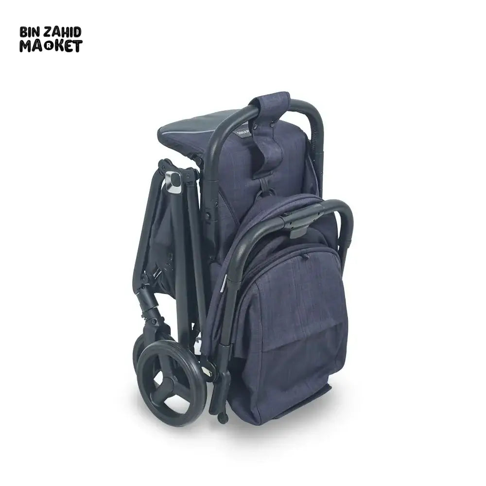 TINNIES BABY STROLLER – DURABLE, EASY TO FOLD & TRAVEL FRIENDLY - NAVY BLUE
