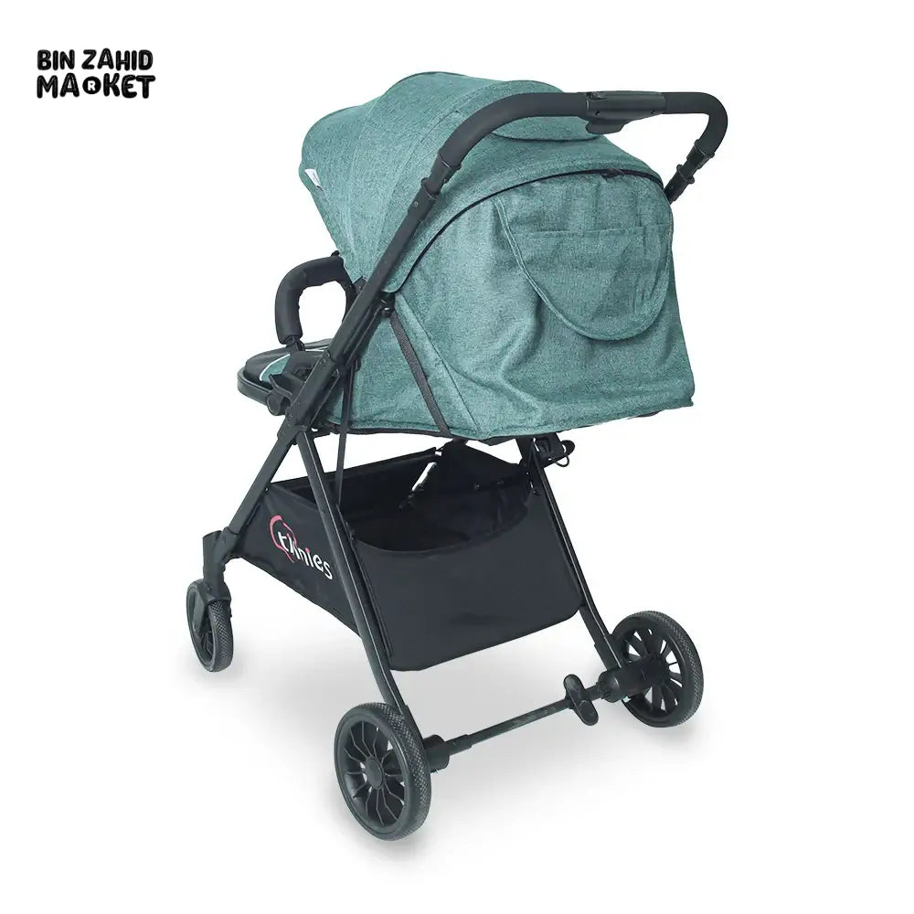 TINNIES BABY STROLLER FOR NEWBORNS & TODDLERS - GREEN