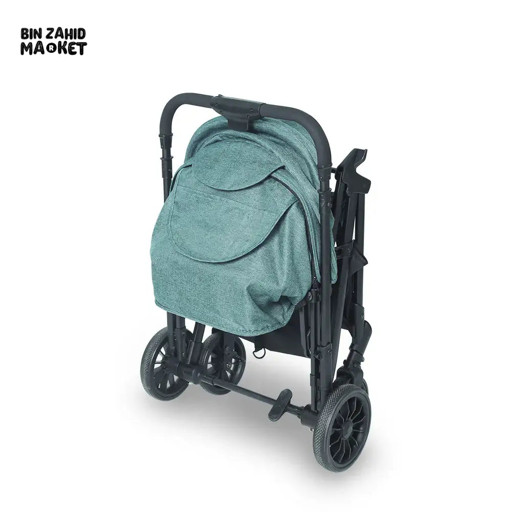 TINNIES BABY STROLLER FOR NEWBORNS & TODDLERS - GREEN