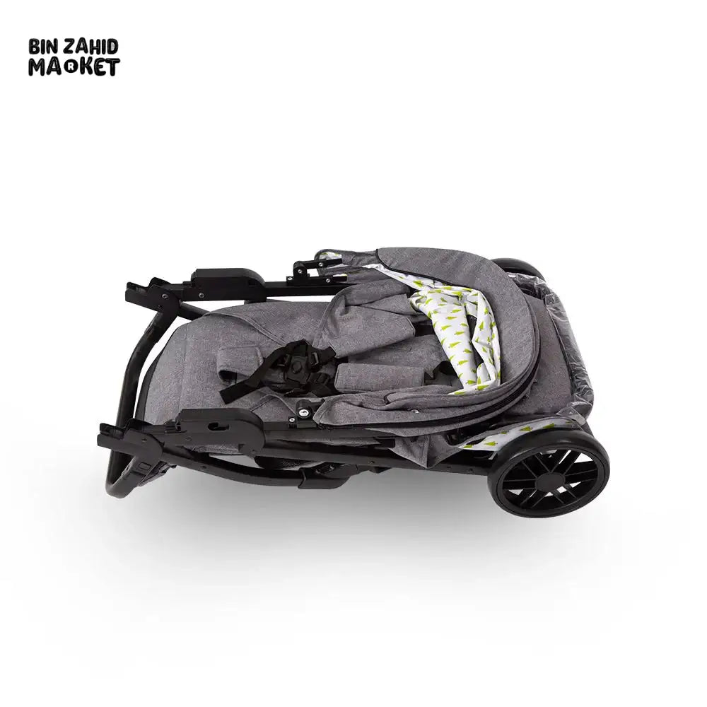 TINNIES BABY STROLLER FOR NEWBORNS & TODDLERS - GREY