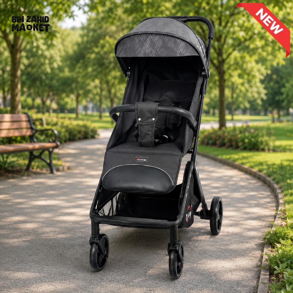 TINNIES BABY STROLLER - GREY