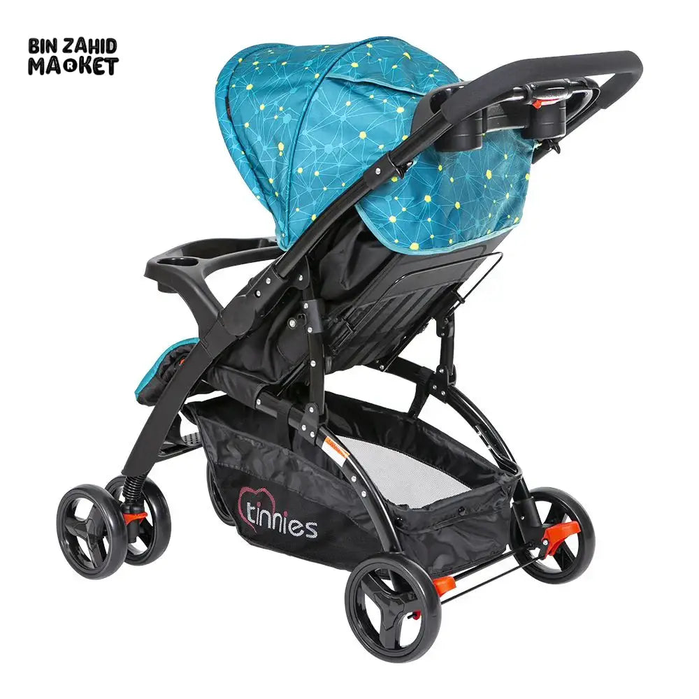 TINNIES BABY STROLLER – LIGHTWEIGHT, STRONG & TRAVEL FRIENDLY - ACID BLUE