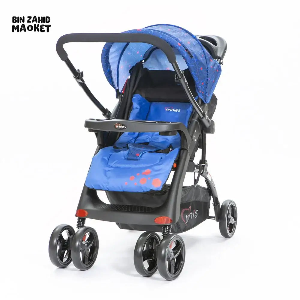 TINNIES BABY STROLLER – LIGHTWEIGHT, STRONG & TRAVEL FRIENDLY - ROYAL BLUE