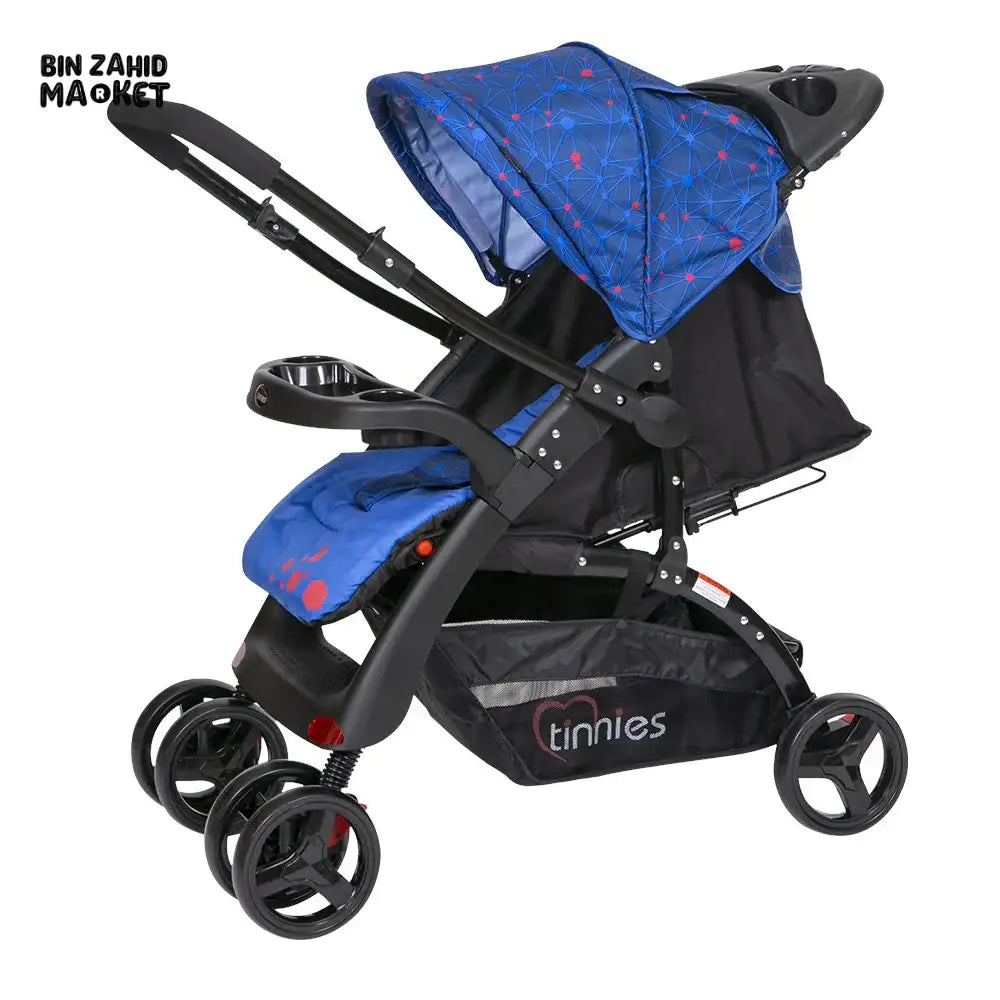 TINNIES BABY STROLLER – LIGHTWEIGHT, STRONG & TRAVEL FRIENDLY - ROYAL BLUE