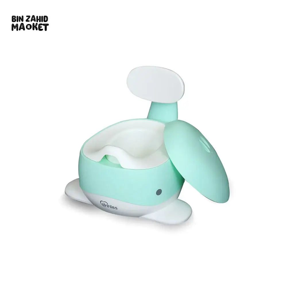 TINNIES BABY WHALE SHAPE POTTY SEAT - CYAN
