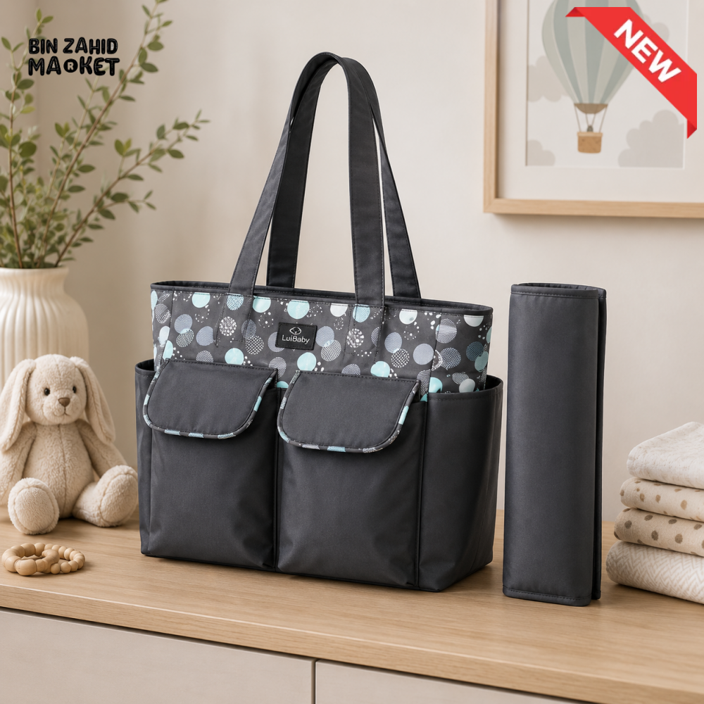 TINNIES DIAPER BAG – BLACK