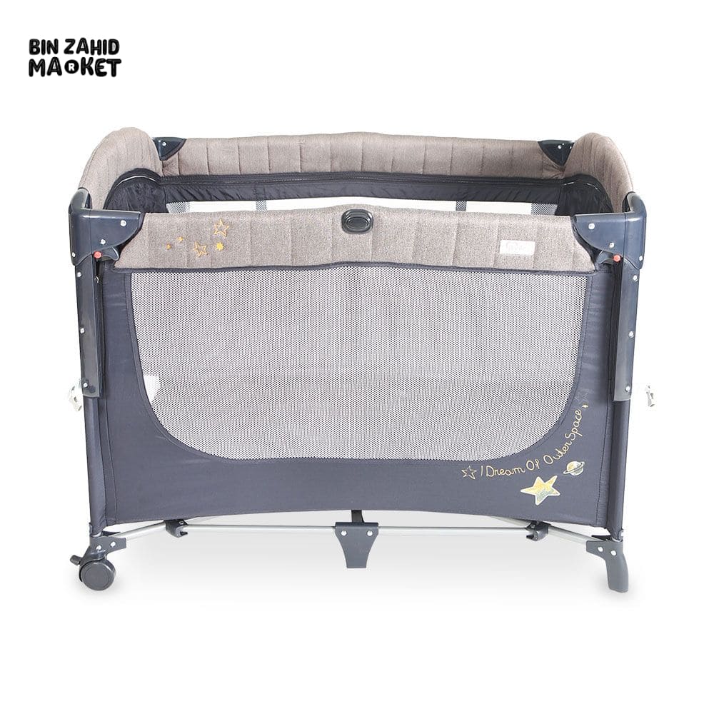 Drop Side Play Pen - Blue