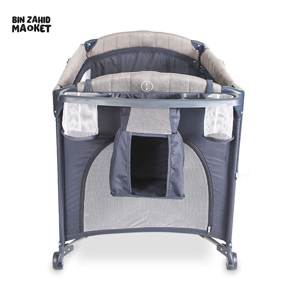 Drop Side Play Pen - Blue