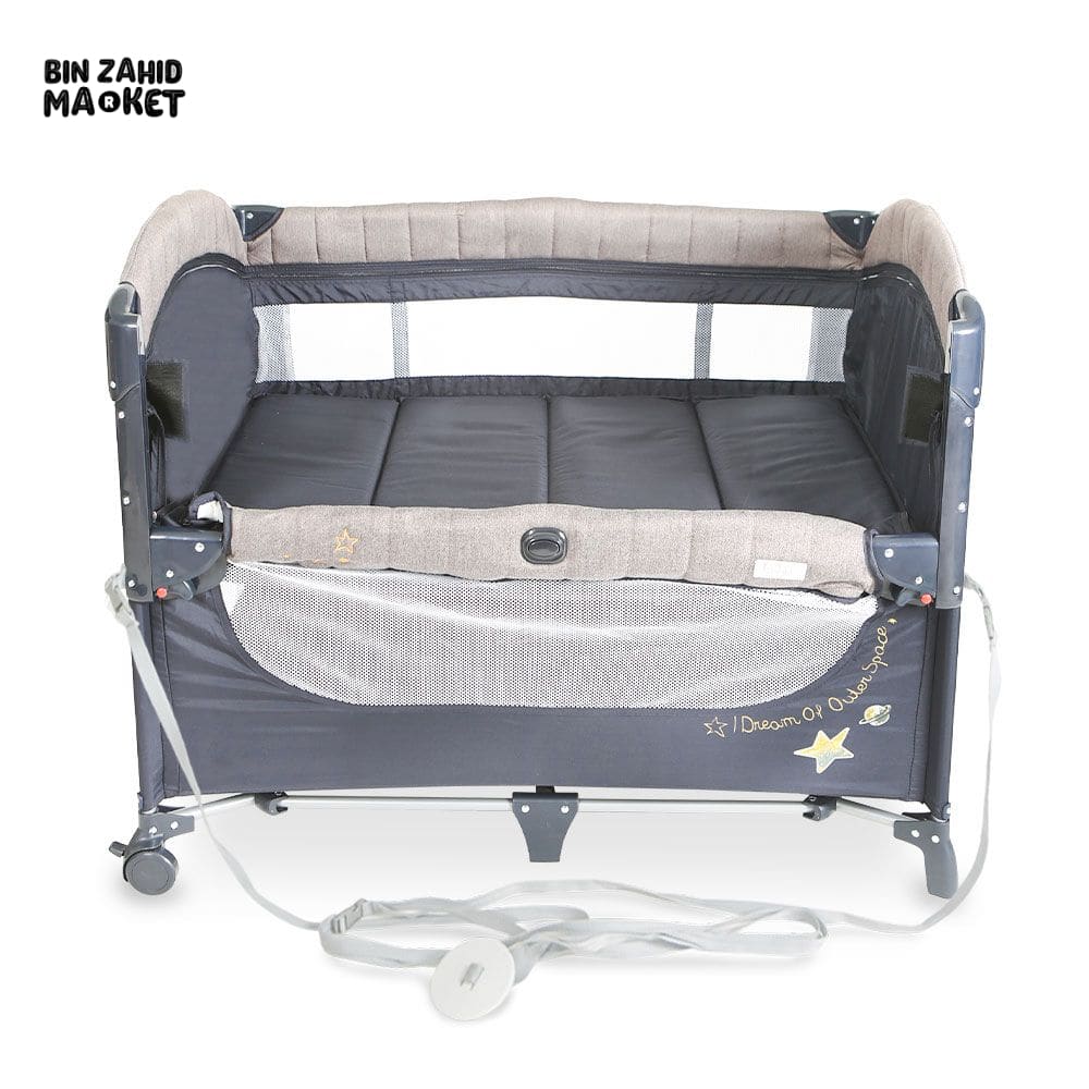 Drop Side Play Pen - Blue