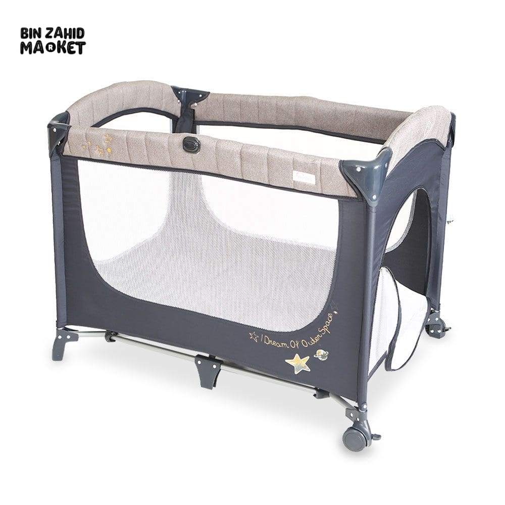 Drop Side Play Pen - Blue