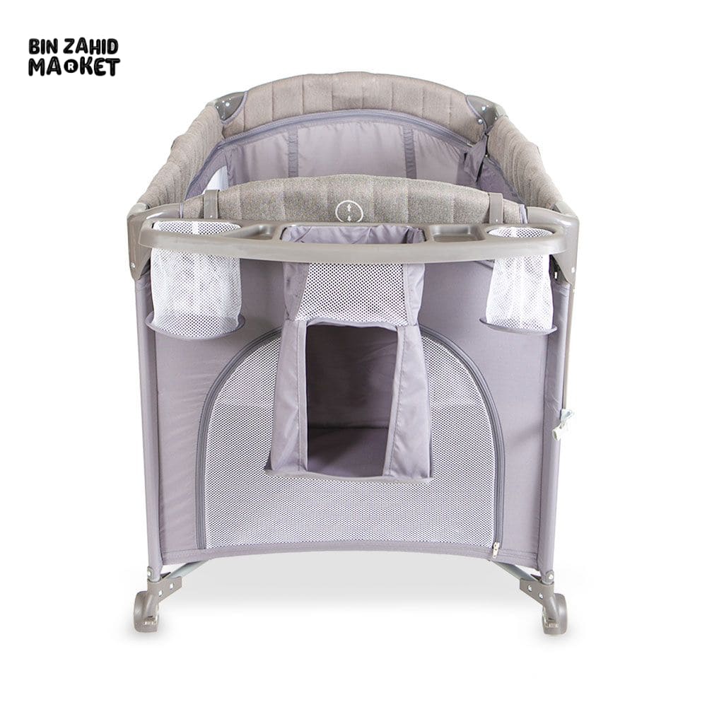Drop Side Play Pen - Grey
