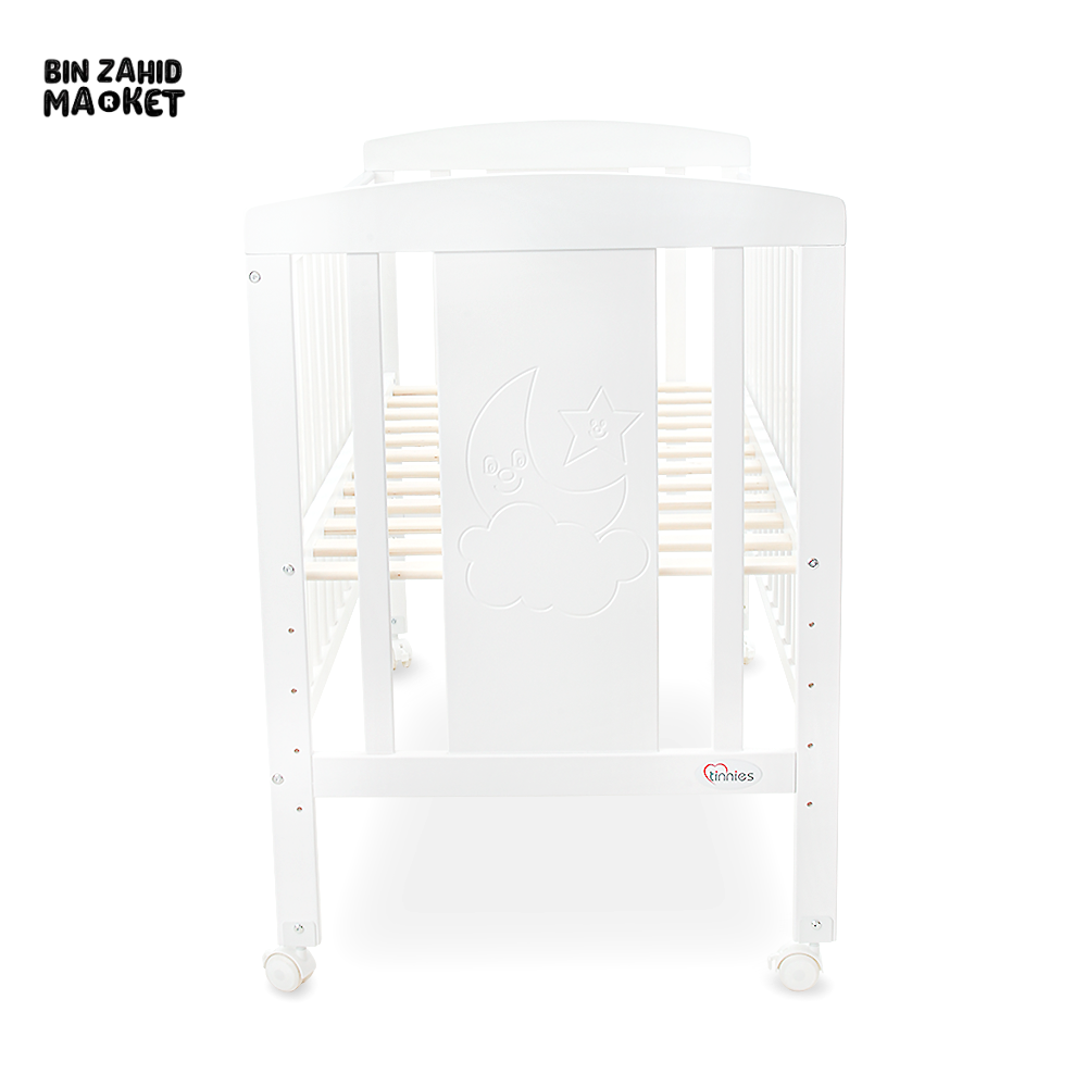 Wooden Cot - White