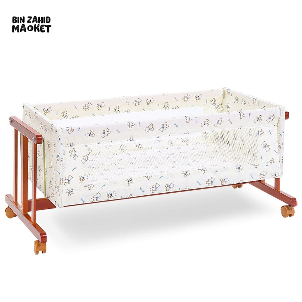 Wooden Cot - Brown