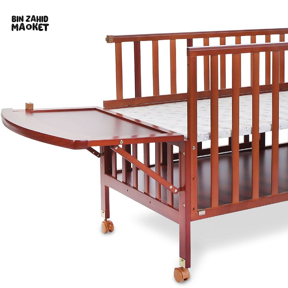 Wooden Cot - Brown