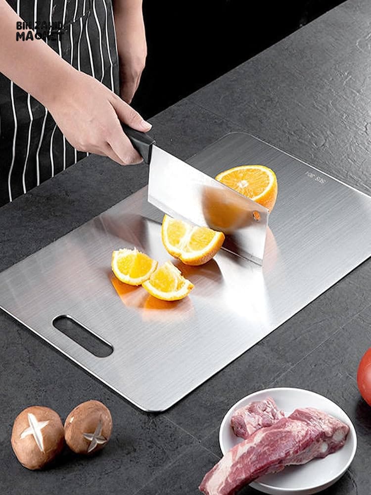 TITANWARE TITANIUM CUTTING BOARD | PREMIUM KITCHEN BOARD FOR MEAT & VEGGIES