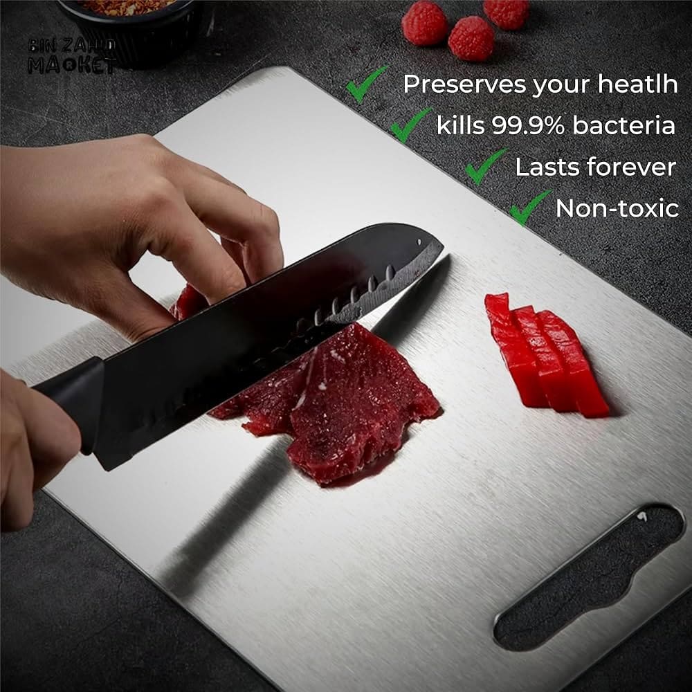 TITANWARE TITANIUM CUTTING BOARD | PREMIUM KITCHEN BOARD FOR MEAT & VEGGIES