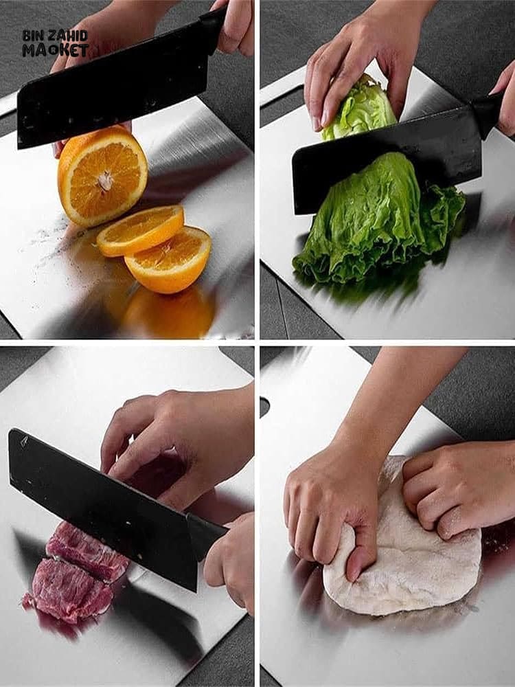 TITANWARE TITANIUM CUTTING BOARD | PREMIUM KITCHEN BOARD FOR MEAT & VEGGIES