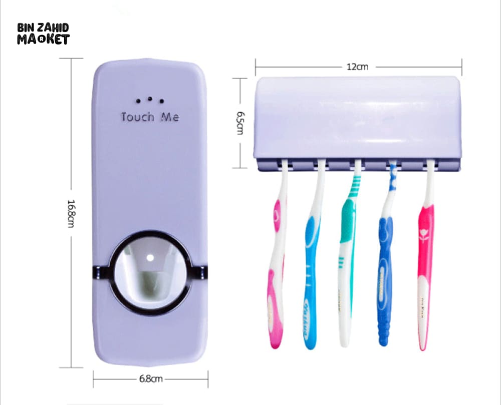 TOOTHPASTE DISPENSER WITH HOLDER