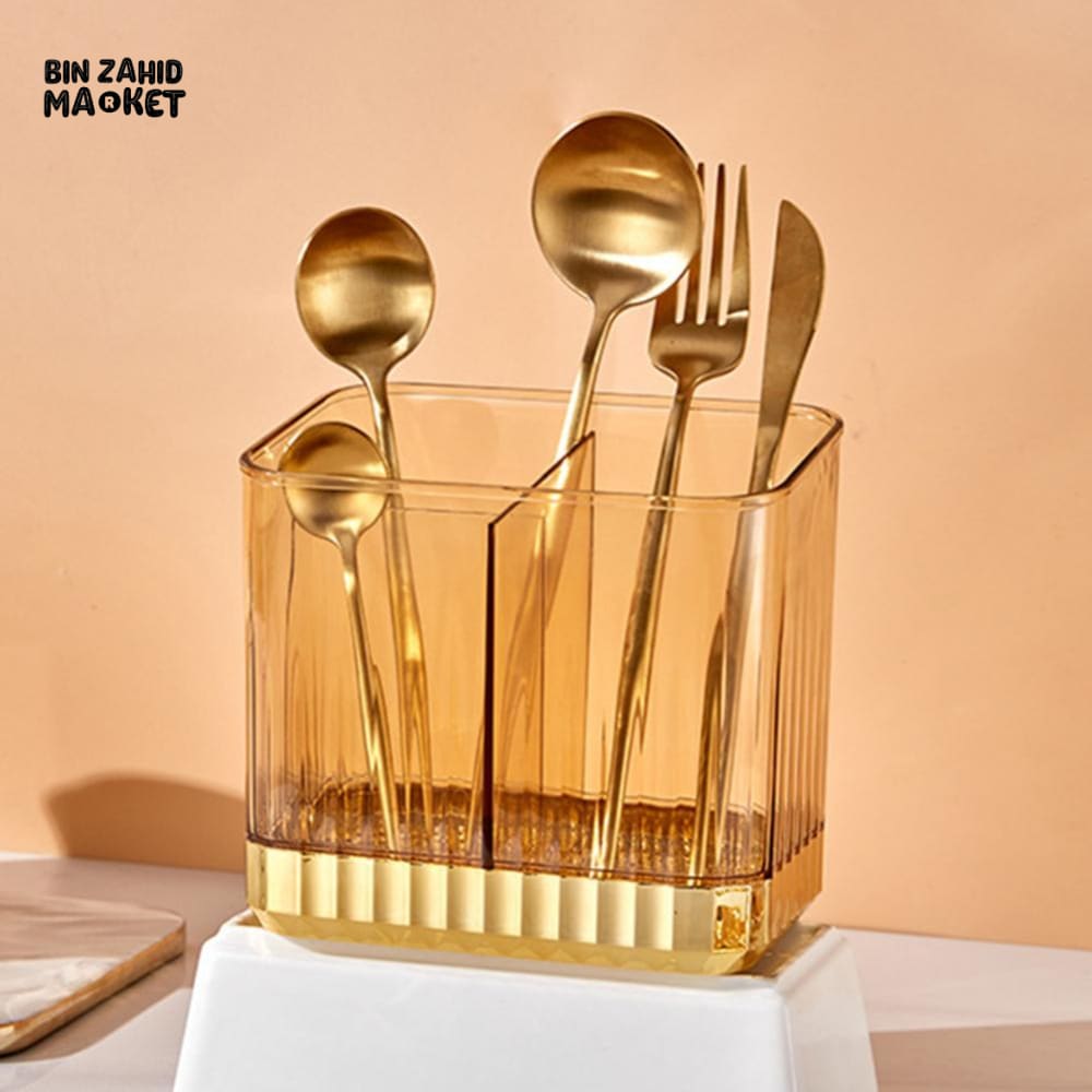 TRANSPARENT CUTLERY ORGANIZER