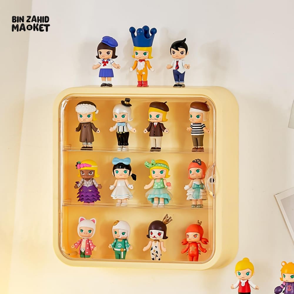 TRANSPARENT DISPLAY CASE WITH BASE – DUSTPROOF SHOWPIECE & ACTION FIGURE DISPLAY STAND