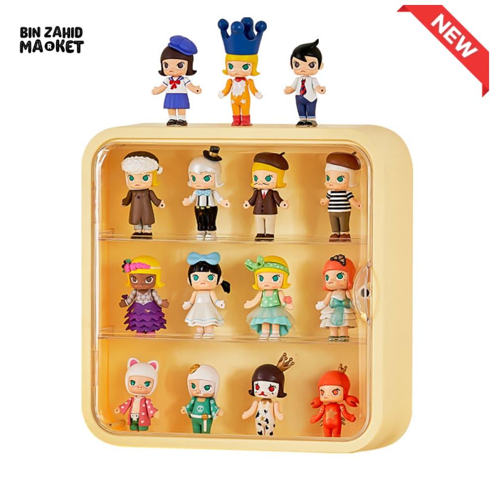 TRANSPARENT DISPLAY CASE WITH BASE – DUSTPROOF SHOWPIECE & ACTION FIGURE DISPLAY STAND