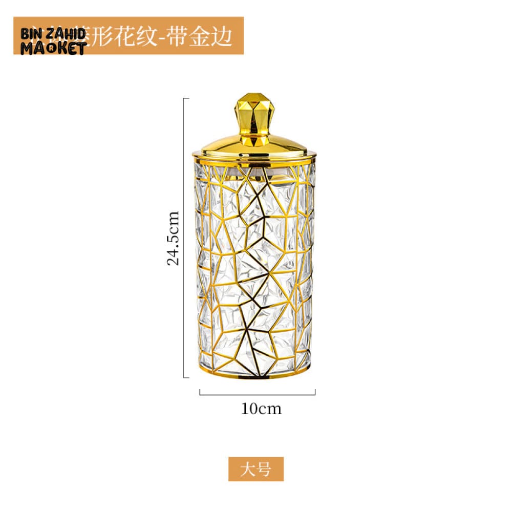 TRANSPARENT FOOD STORAGE POTS 3 PIECE SET MOISTURE-PROOF SEALED PLASTIC JARS WITH LID FOR TEA COFFEE CANDY & SNACKS - BZM-102834