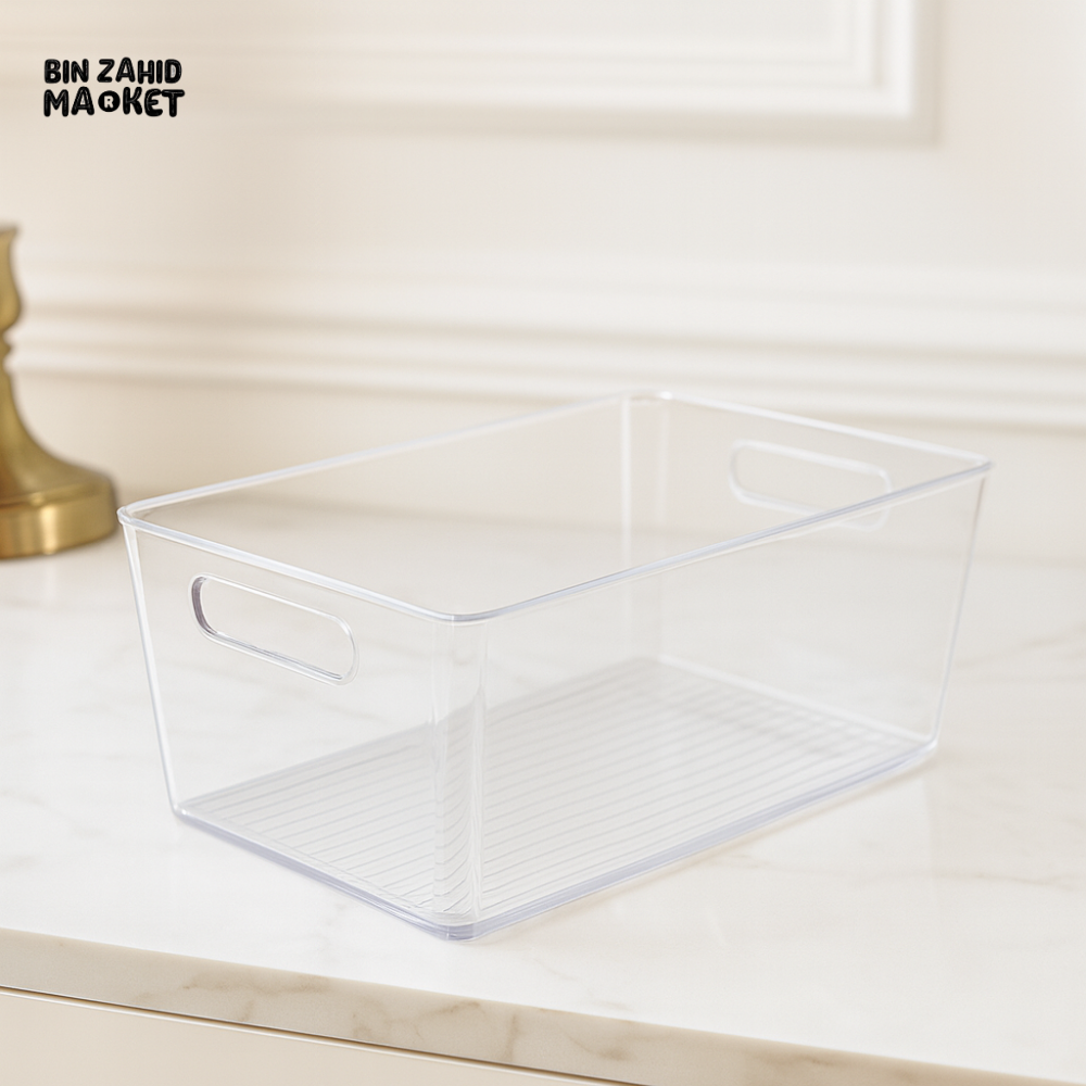 TRANSPARENT KITCHEN ORGANIZER BOX 5900 ML – DURABLE EASY-CLEAN BIN FOR REFRIGERATOR CABINETS & SHELVES (Copy)