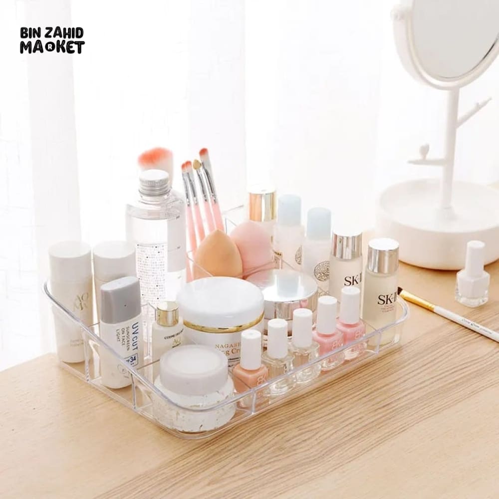 TRANSPARENT MULTI-GRID STORAGE BOX