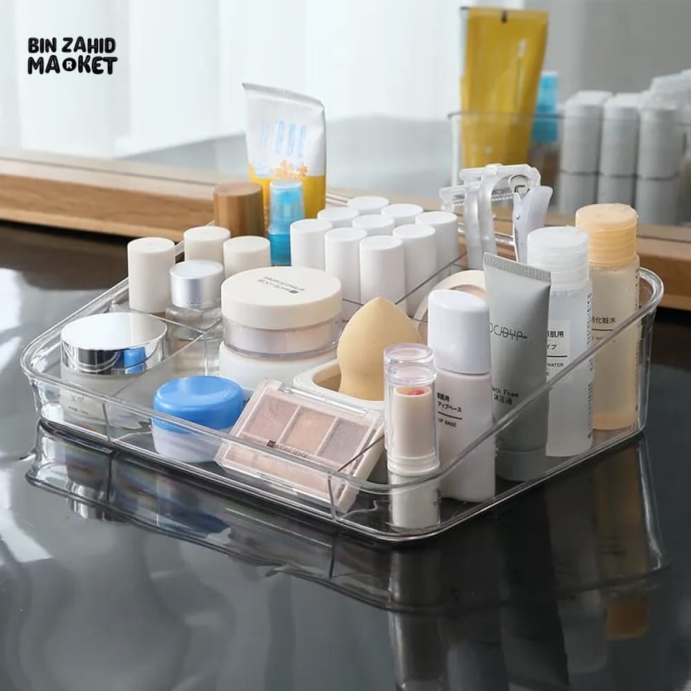 TRANSPARENT MULTI-GRID STORAGE BOX