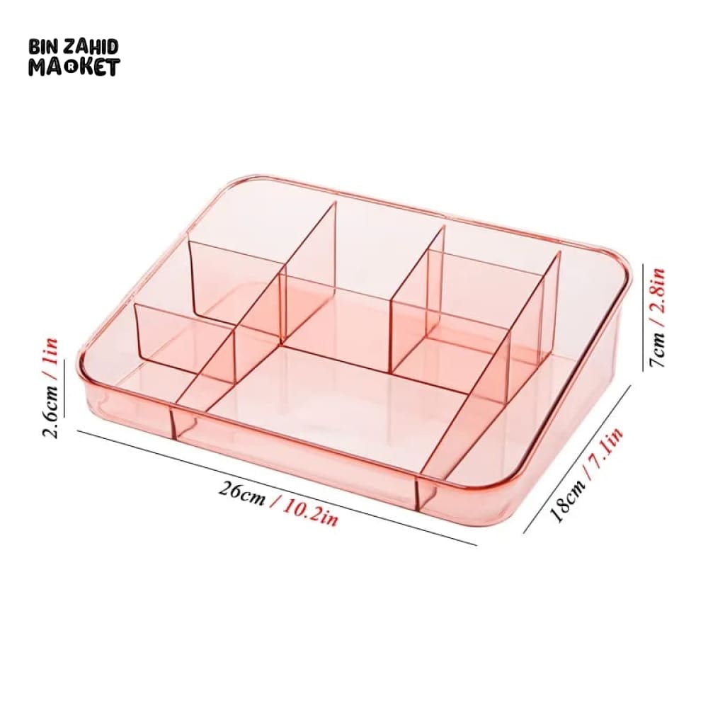 TRANSPARENT MULTI-GRID STORAGE BOX