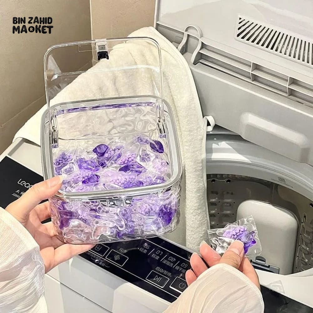 TRANSPARENT STORAGE BOX – ACRYLIC CONTAINER WITH LID DESK ORGANIZER