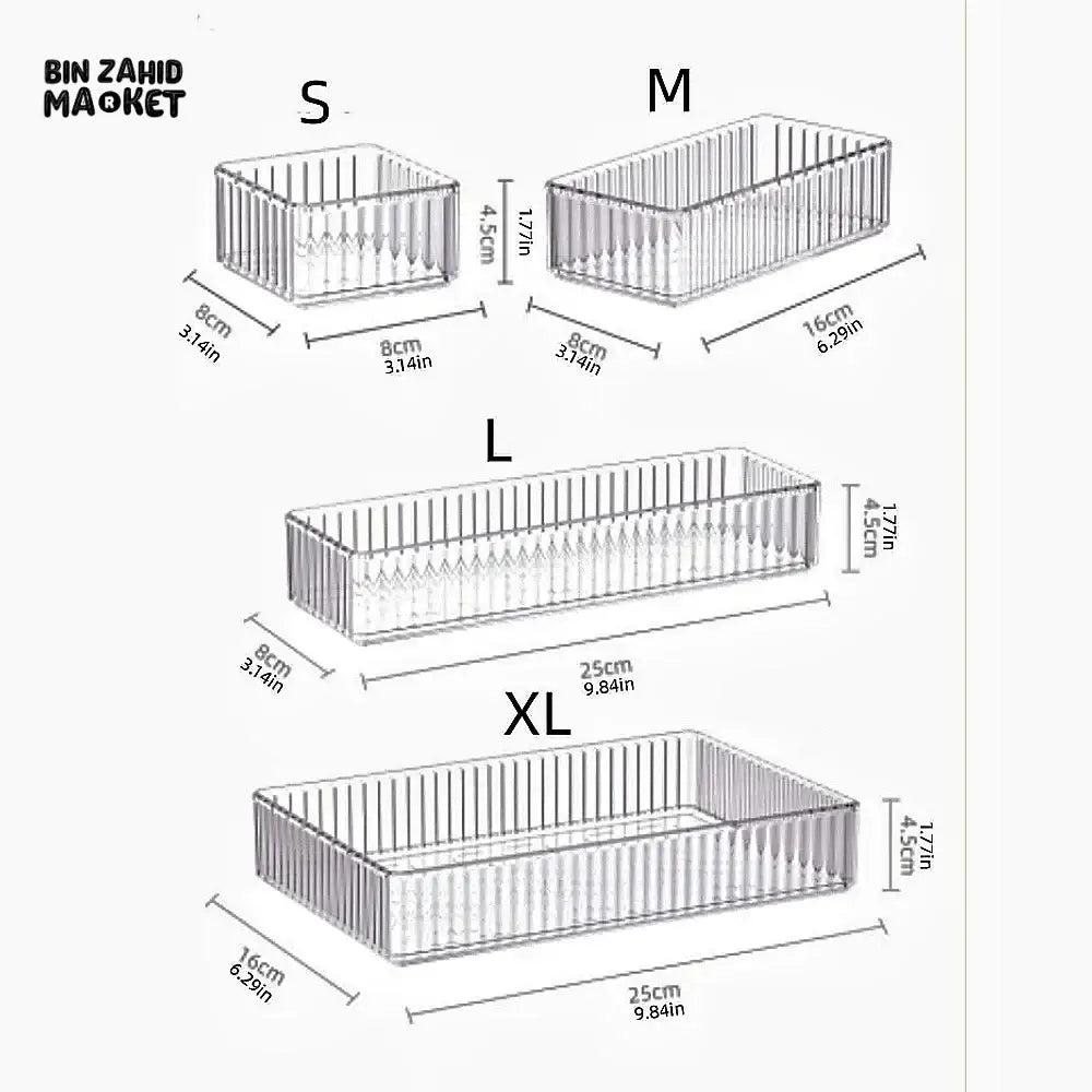 TRANSPARENT STORAGE DRAWER BOX
