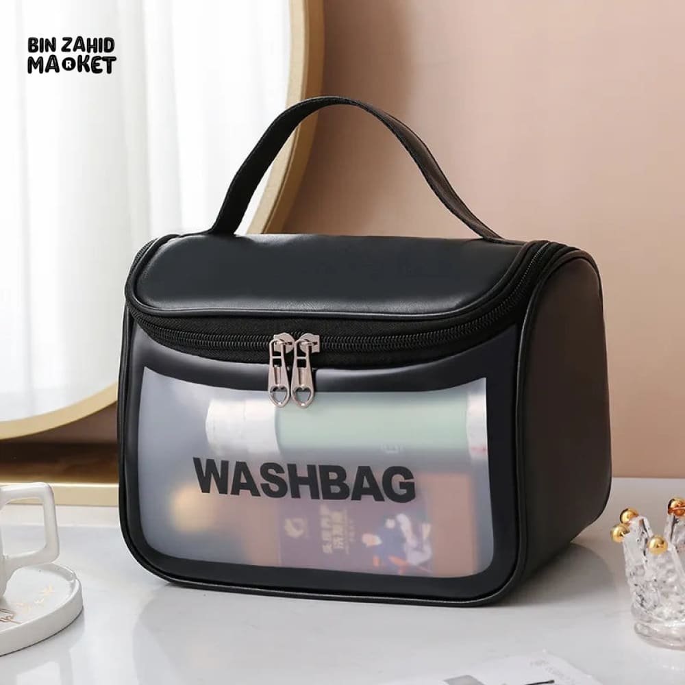 TRANSPARENT TRAVEL COSMETIC BAG