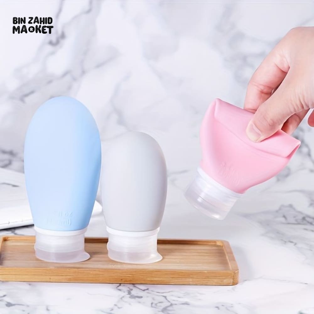 TRAVEL SILICONE TOILETRIES BOTTLES