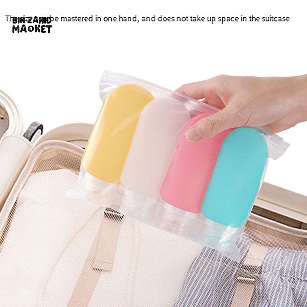 TRAVEL SILICONE TOILETRIES BOTTLES