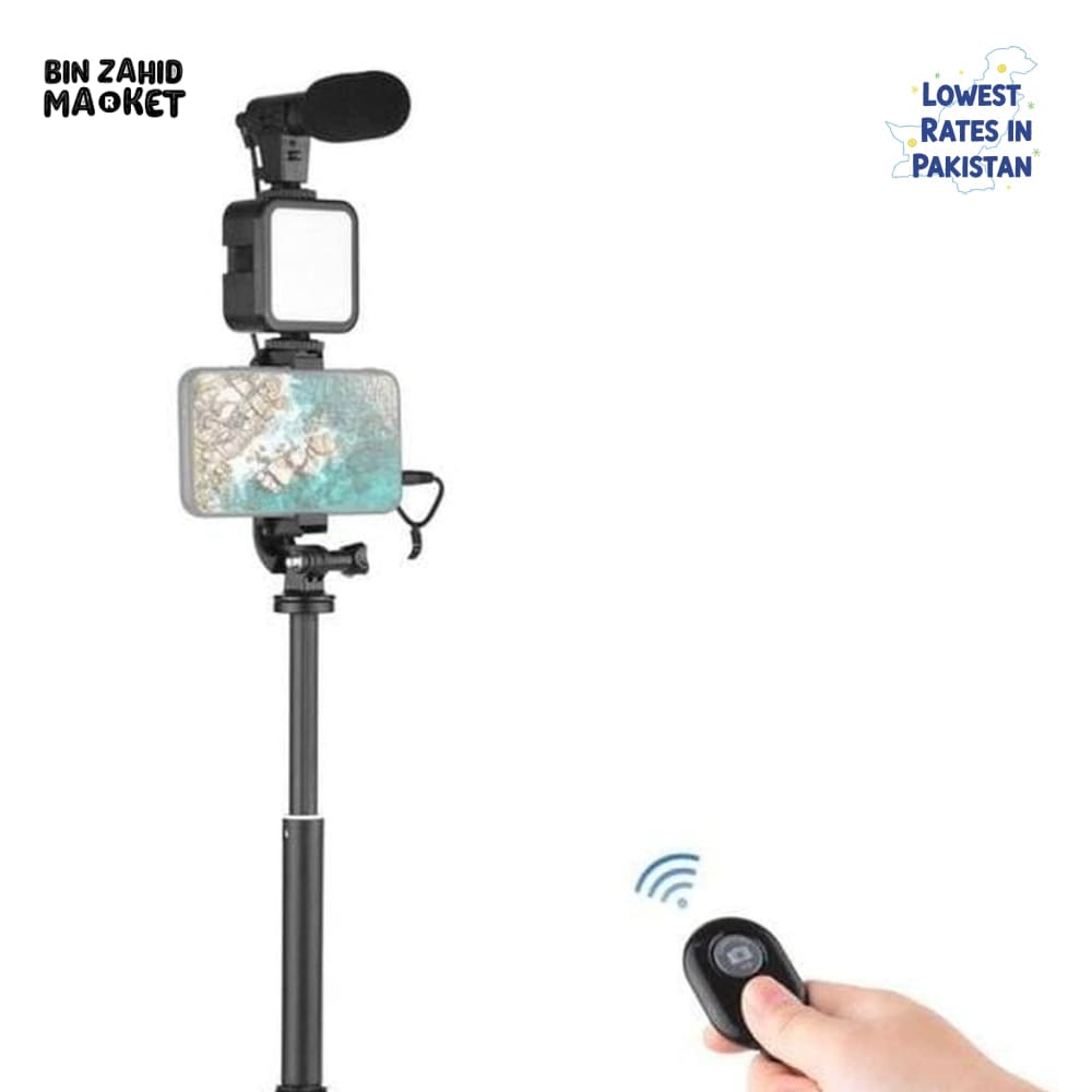 TRIPOD SELFIE STICK VLOGGING KIT