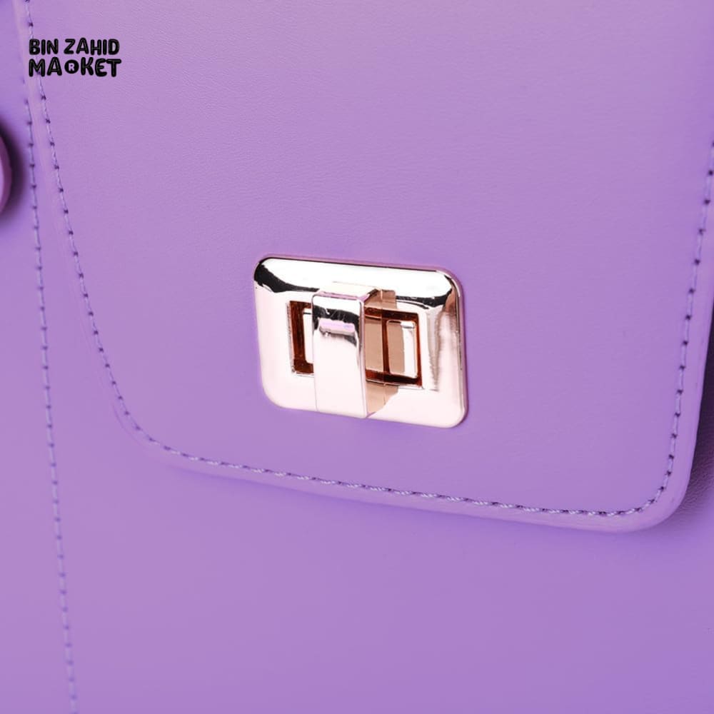 TUMBLERS CROSSBODY BAG – STYLISH PORTABLE ADJUSTABLE STRAP - PURPLE