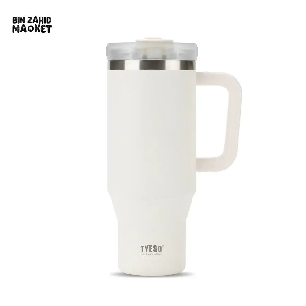 TYESO AURA INSULATED TRAVEL TUMBLER 40OZ - WHITE
