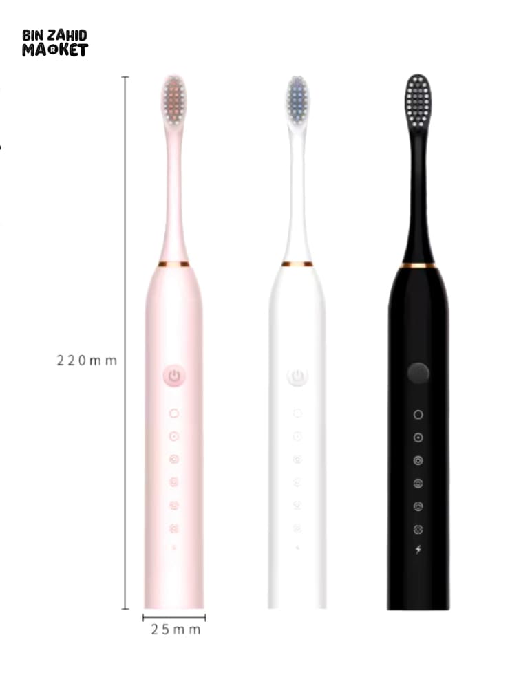 ULTRADENT ECLECTRIC TOOTHBRUSH WITH 2X EXTRA BRUSH-HEADS